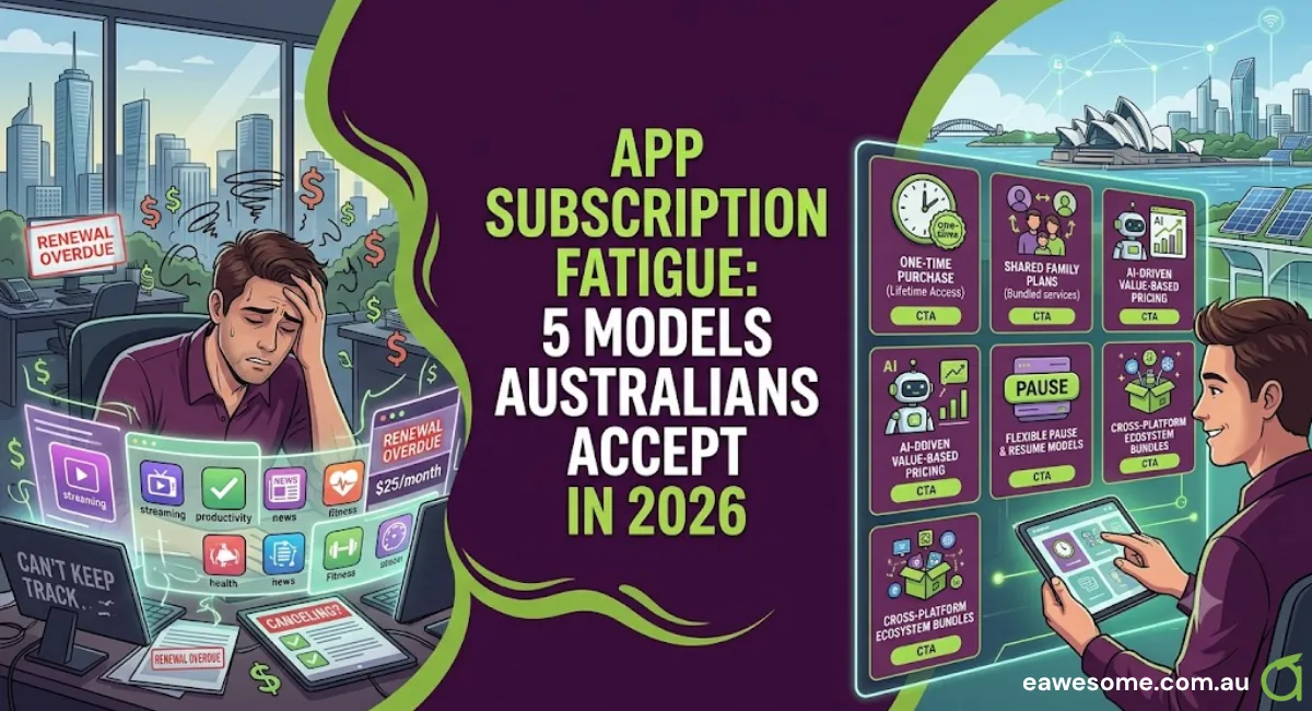 App Subscription Fatigue: 5 Models Australians Accept in 2026