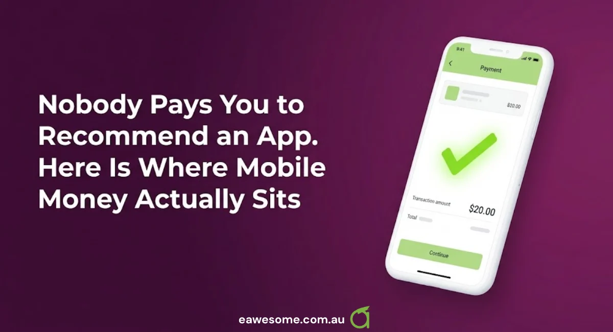 Nobody Pays You to Recommend an App. Here Is Where Mobile Money Actually Sits