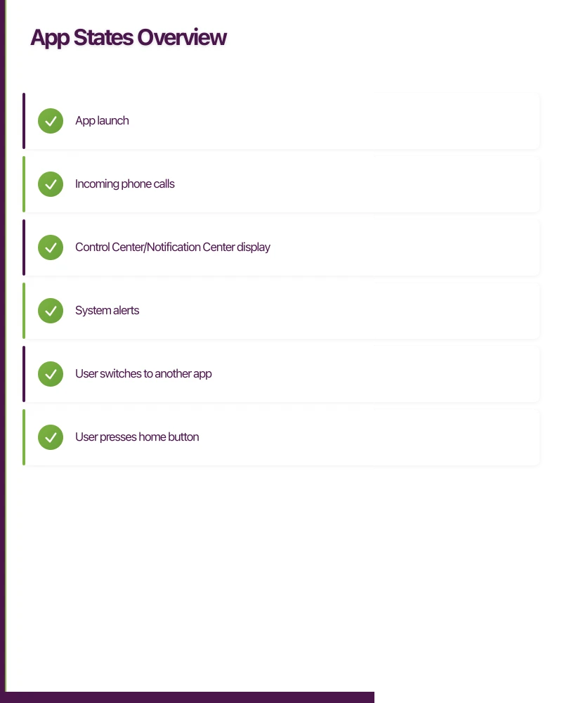 App States Overview Infographic