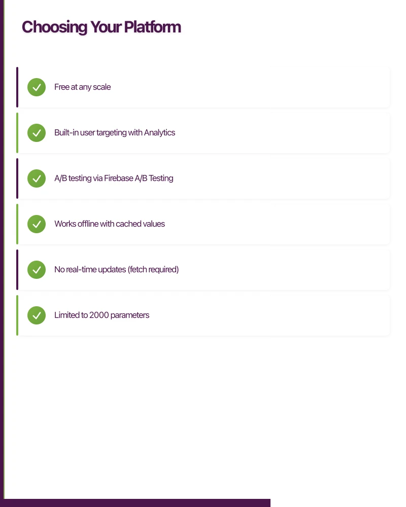 Choosing Your Platform Infographic