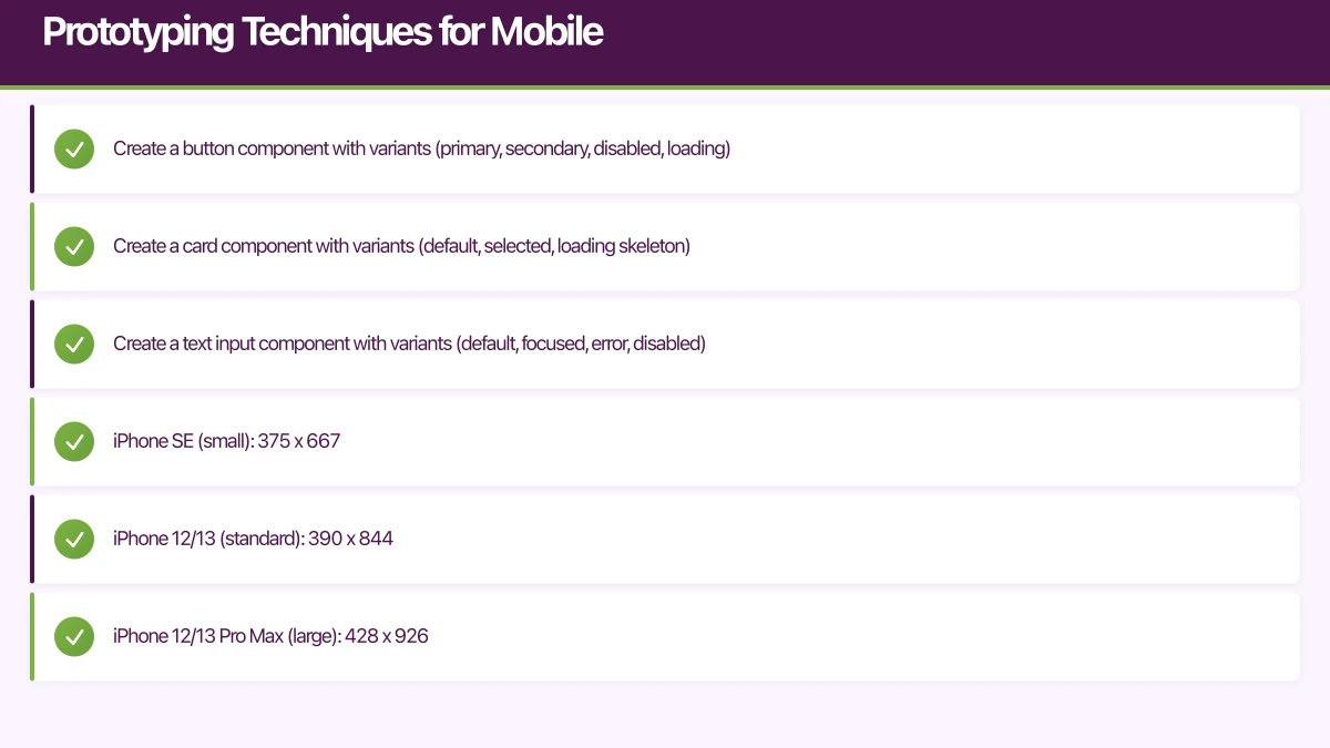 Prototyping Techniques for Mobile Infographic